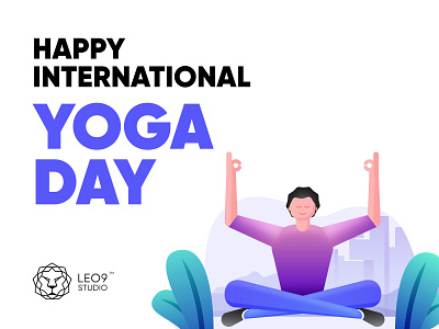 Yoga Day Illustrations branding design flat illustration illustrations minimal ui ux vector vector art web website