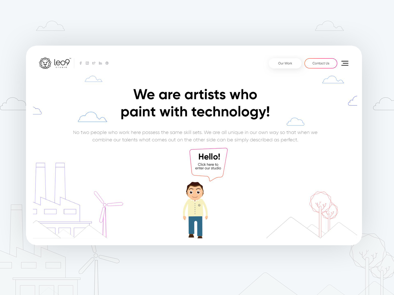 Leo9 Studio - Team Page By Leo9 Studio | UI UX Design Agency On Dribbble