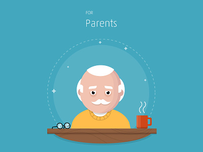 For Parents grand father home old man parents