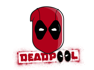 Deadpool deadpool flat free vector