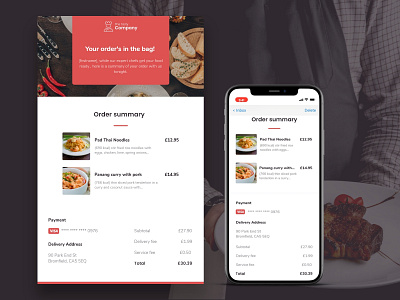 Daily UI #17 - Email receipt