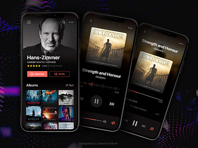 Daily UI: Day Nine - Music Player dailyui design iphone mobile music music app music player ui ux