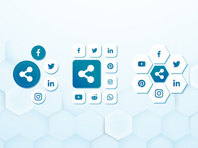 Daily UI: Day Ten - Social Share dailyui dailyui 10 share share button social social buttons social share