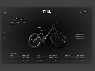 TLON Hybrid Gear - Bike Features