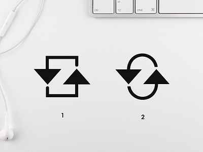 Z + Arrows (WIP) icon logo logo design logos vector