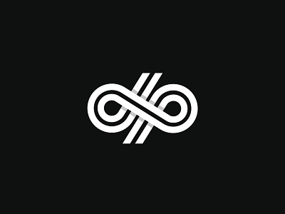 D+P LogoMark 3dlogo abstract logo black design freelancer logo logo design logomark logos logotype minimal logo modern logo vector