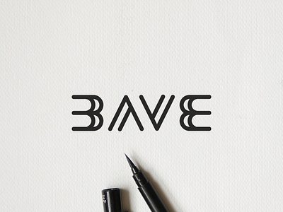 Bave Logotype black design logo logo design logomark logos logotype minimal logo modern logo