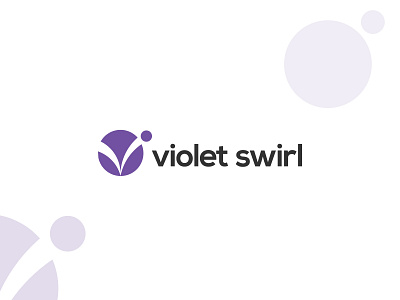 Violet Swirl Final branding design logo logo design logomark logos logotype minimal logo modern logo