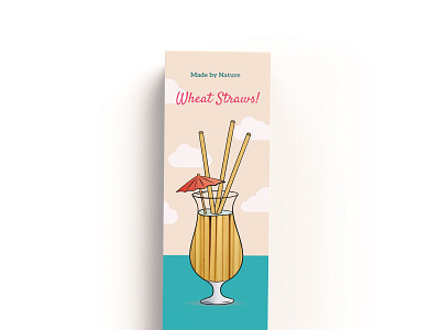 Wheat Straws | Package design cocktail coctail concept concept packaging design healthy healthy lifestyle nature package design packaging packaging design straw