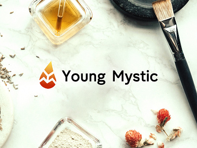 Young mystic | Logo design cosmetic logo cosmetics design healthy logo logo design logodesign natural oil oils vector