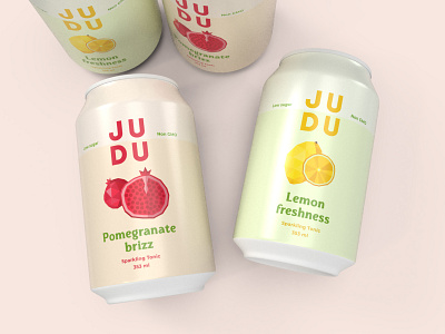 Judu | Package design, logo design branding can design food design fruit illustration fruits healthy juice logo logo design logotype natural packaging tonic