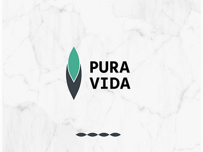 Pura Vida | Logo design branding canabis cannabis cannabis design cannabis logo green green logo healthy logo logo design logotype natural
