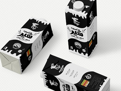 طراحی بسته بندی شیر creative design بسته بندی بسته بندی و چاپ طراحی بسته بندی طراحی لیبل چاپ لیبل چاپ و بسته بندی