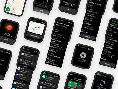 Bank App on Apple Watch apple bank app banking check locator ui ux watch watches