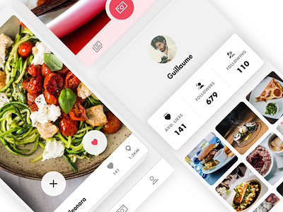 Food App app capture delicious explore food fun icons ios iphone like profile switch
