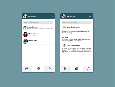 User interface - Messaging dailyui direct messaging dm messaging ui user interface