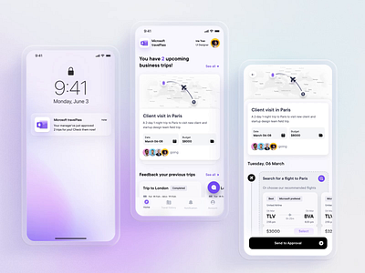 TravelPass | Corporate Travel UI Concept app app design business concept design graphic design microsoft motion graphics travel travelpass ui ui design ui ux ux ux design