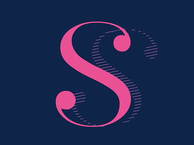 Sarah logo branding design letter lettering logo monogram process s sarah typography