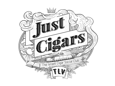 Just Cigars Logo and Branding