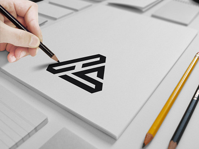 CS Monogram and icon branding creative icon letter lettering logo minimal monogram unique logo