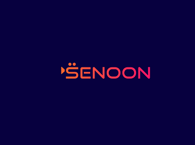 Senoon Logo (Project is done) branding colorful logo creative gradient logo graphic design illustrator logo logo desing minimal modern logo unique