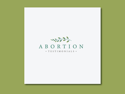 Abortion Testimonials Logo branding creative illustrator logo logo design luxury logo minimal testimonials unique logo