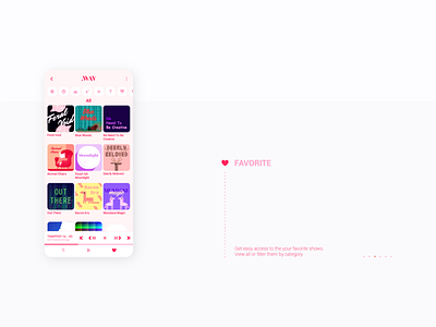 .WAV- Favorites app branding design icon illustration logo ui ux vector