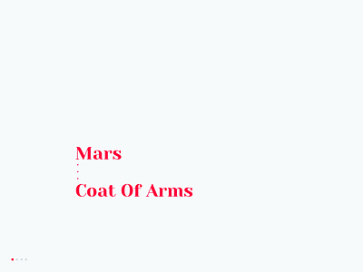 Mars- Coat Of Arms design graphic design mars space ui ux vector