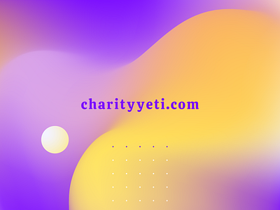 Charity Yeti website design ui ux web