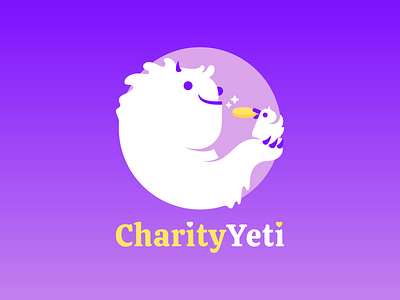 Charity Yeti - Logo branding design logo ui ux web