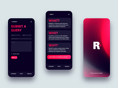 REDSHIFT App - UI/UX Case study - About