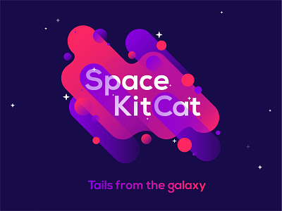 Space KitCat App Logo app branding cat design illustration logo space ui ux vector