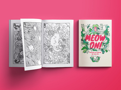 Meow On! Coloring Book