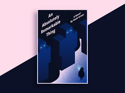 An Absolutely Remarkable Thing Poster book design dream illustration phone poster space vector