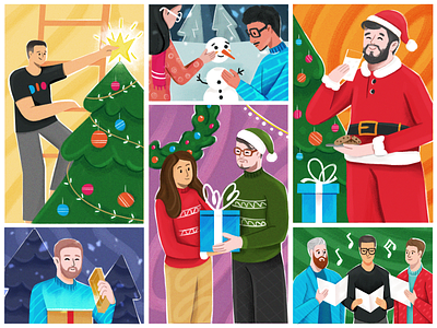Happy Holidays from Dreamten Team 🙌 🎄✨ art artwork christmas design digital graphic holidays illustration new year photoshop team uiux user experience user interface
