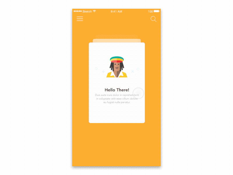 Card Stack Animation - 2 android animation card iphone mac principle stack ui ux