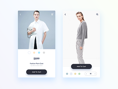 Product View app design ios iphone minimal payment product shop ui ux