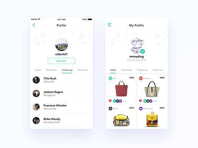 Profile Design - MIID App UI/UX