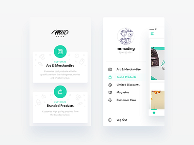 MIID - Ecommerce Fashion App UI/UX Design android ecommerce empty state fashion ios iphone market onboarding ui ux