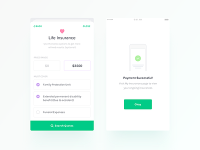 Insurance App - UI/UX Design