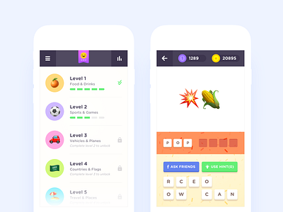 Emoji Game App by Nimasha Perera on Dribbble