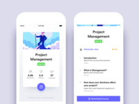 Online Courses App - Course Details & Contents