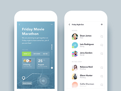 Relay - Event/Activity Planning App Redesign activity android app compose create design event ios redesign social ui ux
