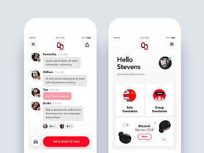 Mymanu CLIK - Translate App android design ios iphone mymanu translate ui user interface ux