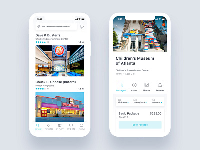 Event Location Booking App android app booking design details event explore feed home ios iphone ui ux