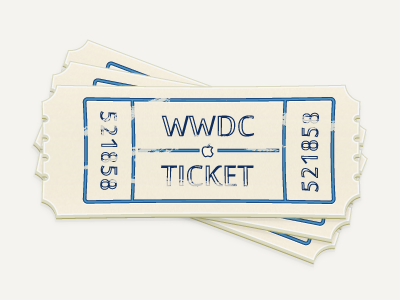 Old WWDC Tickets found lost tickets wwdc