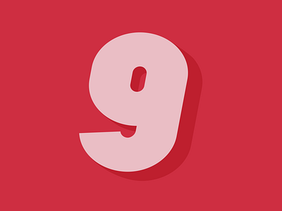 9 | 36daysoftype 36daysoftype branding design graphicdesign lettering number typedesign typedrawing typography vector