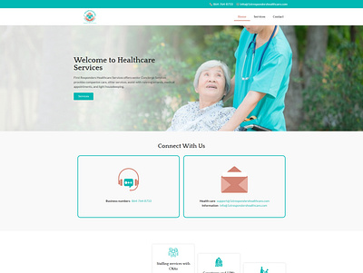 Healthcare Service design elementor elementor pro healthcare homepage design landingpage web desing wordpess website design wordpress