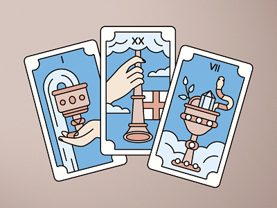Tarot Cards cups tarot judgement tarot