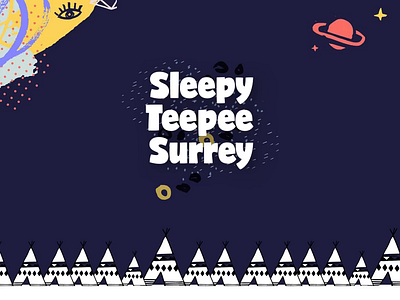 Sleepy Teepee animation branding digital design logo logo design principle principle app